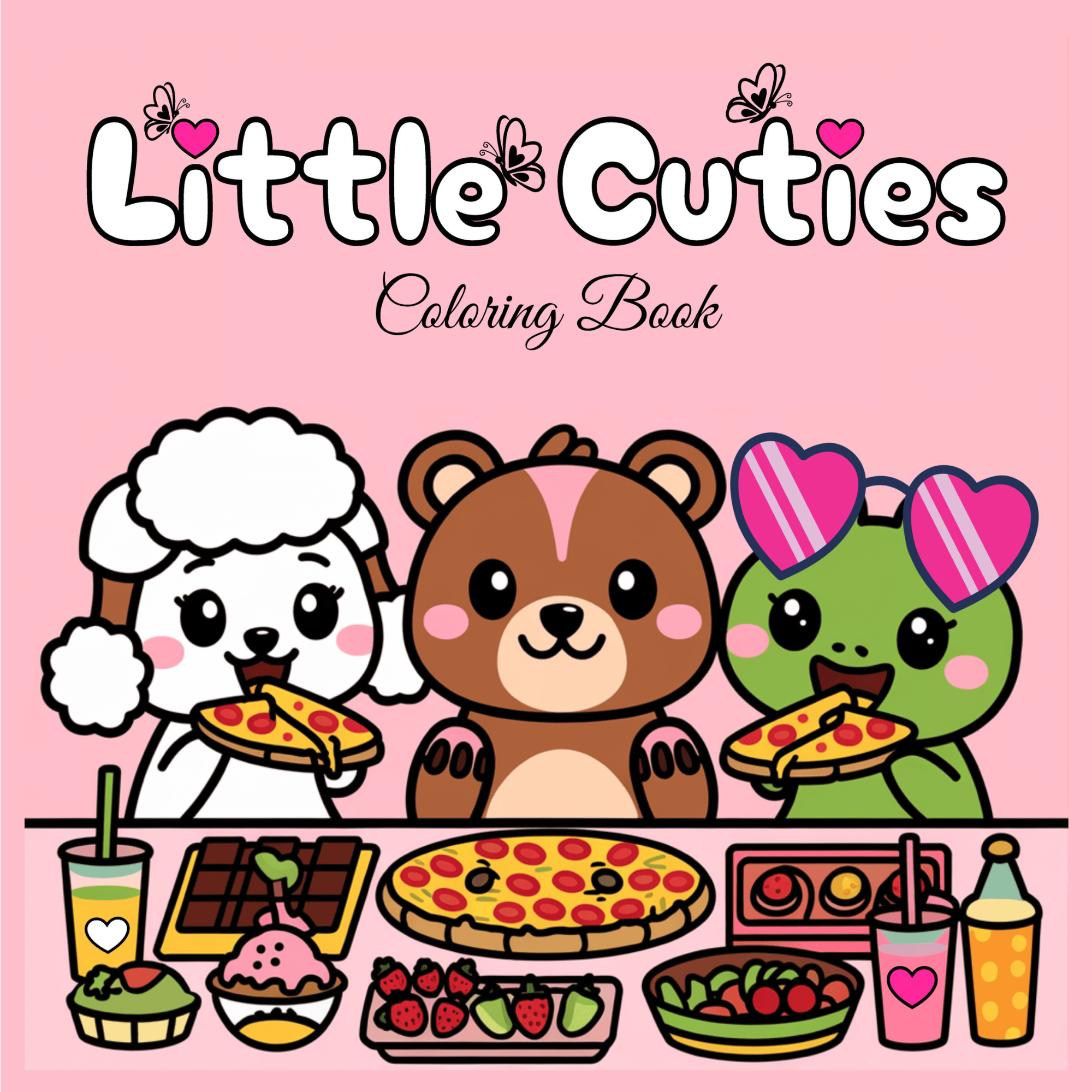 little cuties friends cute coloring book availbale on amazon