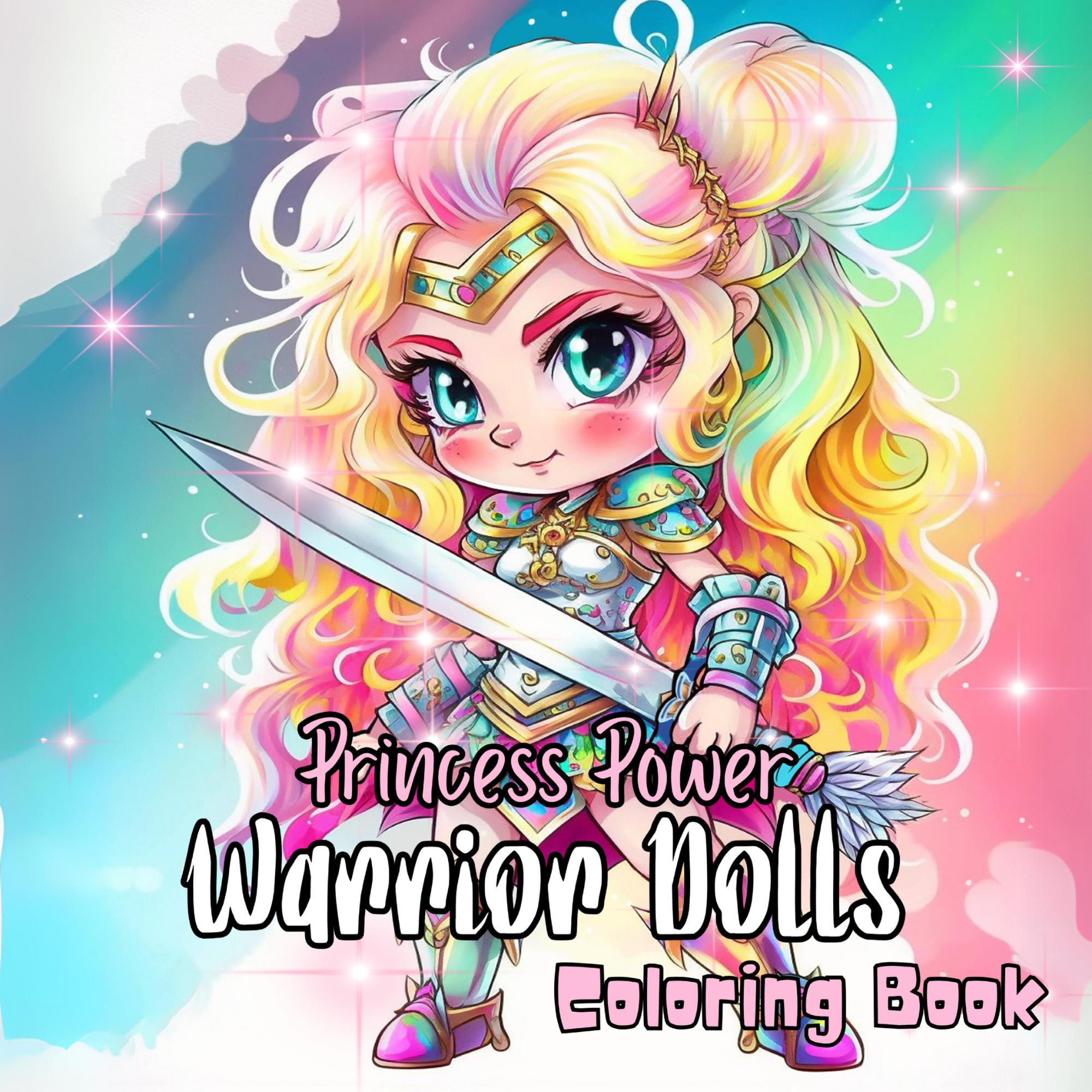princess warrior adventures amazon coloring book for tweens and kids and adults